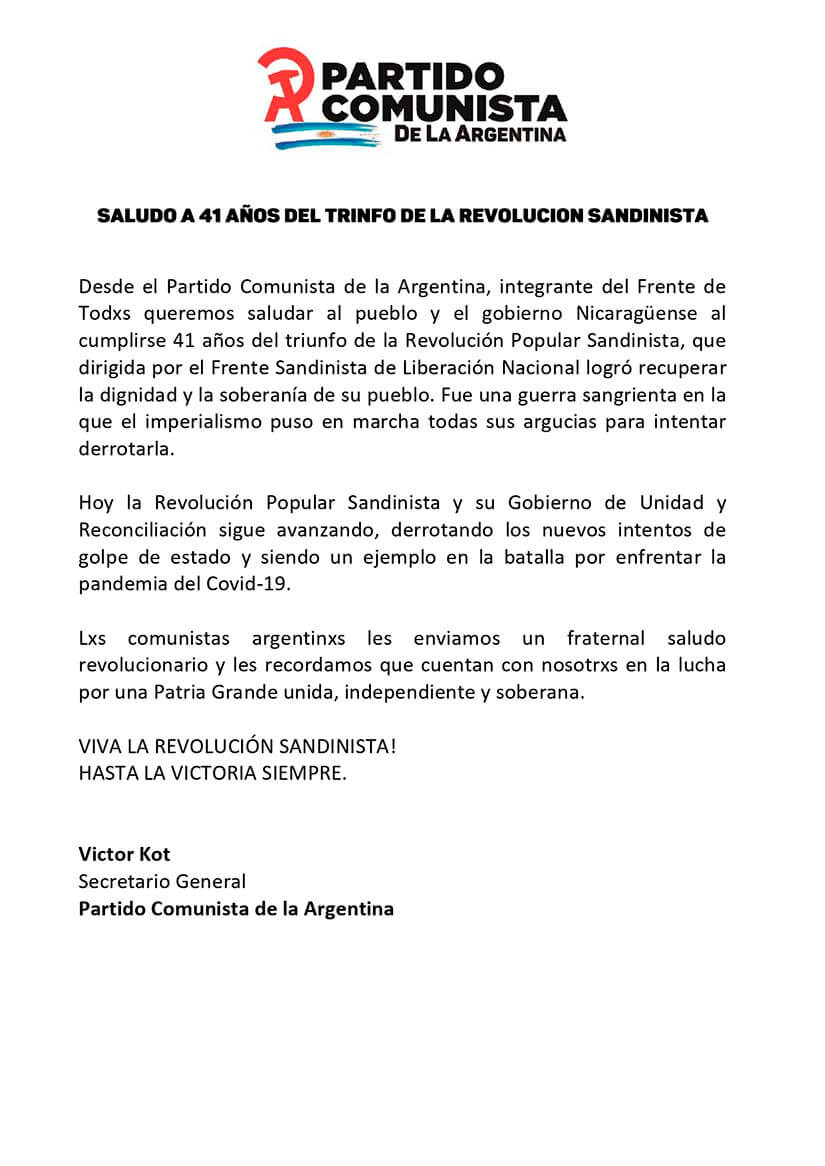mensaje-revolucion-sandinista-partido-comunista-argentina